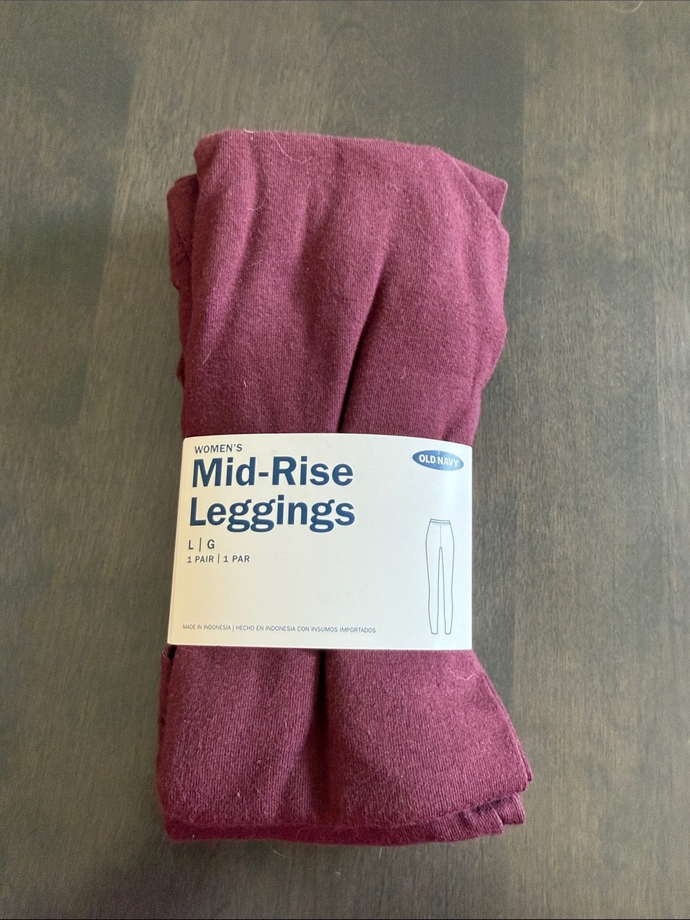 Old Navy Women's Mid-Rise Leggings - Wine
